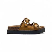 Calzados soraia , Sandalias de Plataforma con Doble Hebilla, Diseño Casual y Suela Gruesa Antideslizante, Chanclas Cómodas con Plantilla Ergonómica y Plataforma, Sandalias Anatómicas con Suela de Corcho y Plataforma, ✅ Entrega 24/72h a España Fiesta - details 3