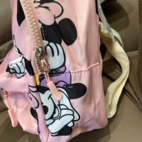 Mochila Disney Para Niños 2024 Moda Escolar Con Estampado De Minnie Y Mickey Mouse Rosa Adecuada Para Jardín De Infantes Y Escuela - details 3