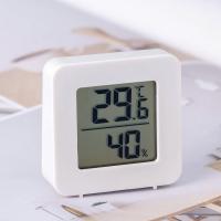 Mini Higrómetro Termómetro LCD Para Interior Medidor De Temperatura Y Humedad Digital Con Sensor Pared Montado - details 4