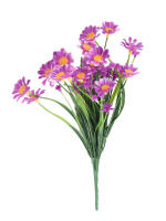 Bouquet De Flores Artificiales De Margarita Blanca Para Decoración De Hogar Y Jardín Estilo Seda Para Bodas Y Fiestas - details 20
