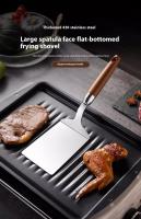 Kit De Accesorios Para Plancha Gianxi Espátula De Acero Inoxidable Para Barbacoa Herramientas De Cocina Para Steaks Fritos - details 0