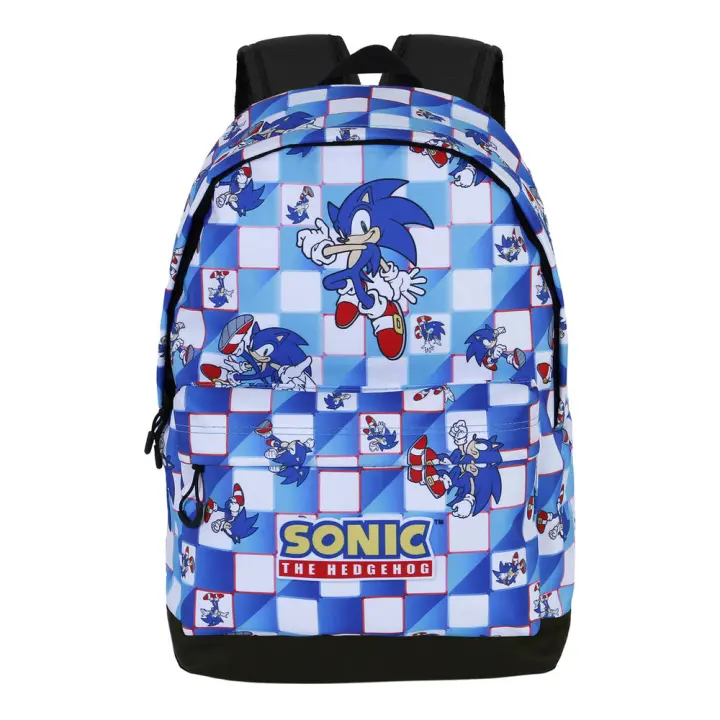 Mochila Blue Lay Sonic The Hedgehog 41cm - Adaptable a Carro - 1
