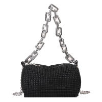 Bolso De Hombro Para Mujer 2024 Nueva Con Diamantes Y Rhinestones Bolso De Mano Brillante Bolso Cruzado De Moda Con Cierre De Cremallera - details 19