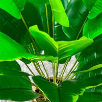 Planta Artificial De Banano Verde Grande 86-120cm Decoración Para Interior Y Exterior Ideal Para Bodas Y Jardines - details 3