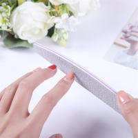Kit Profesional De 5 Piezas De Archos Para Uñas Con Papel De Arena Doble Cara Y Forma De Media Luna Herramientas De Manicura Y Pintauñas De Alta Calidad - details 0