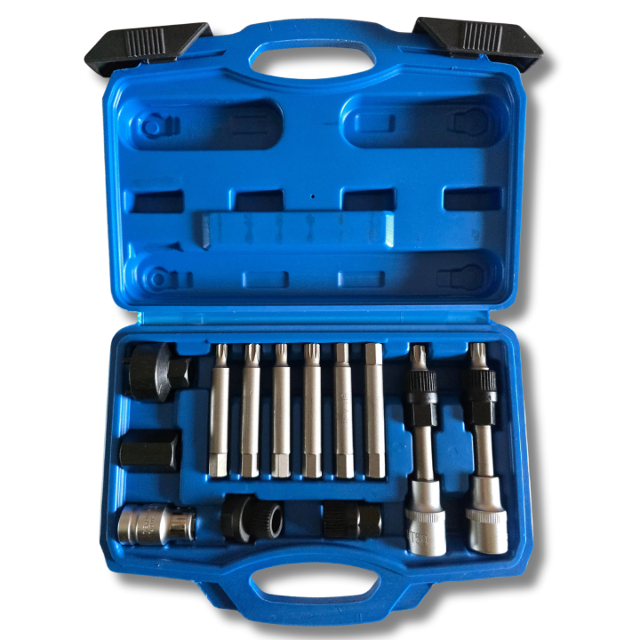 JUEGO DE 40 PUNTAS TORX,XZN Y HEXAGONALES(ALLEN) CON ADAPTADORES PARA