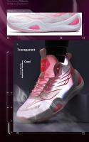 Zapatos De Baloncesto Para Hombre Teen Match pro Suela De Aire Transpirables Algodón Superior Microfibra Antideslizantes Para Entrenamiento Y Campo - details 2