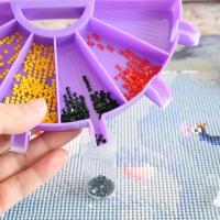 Limpieza De Pincel Con Gran Capacidad Para Perforación De Diamantes Herramientas De Paleta Cruzada Platos De Bricolaje Y Plástico Para Bordado Moderno - details 13