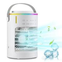 Aire acondicionado portátil, mini refrigerador de Aire 3 en 1, ventilador Silencioso, 3 velocidades, 2 Modos de pulverización, 600 ml, Con ASA, ideal para dormitorio y oficina, anillo de Luz Ambiental. - details 1