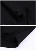 Camisa Clásica Para Hombres Tallas Grandes 6XL 7XL 8XL Blanco Manga Larga Estilo Trabajo Y Casual Sólido De Cuello Cuadrado - details 11