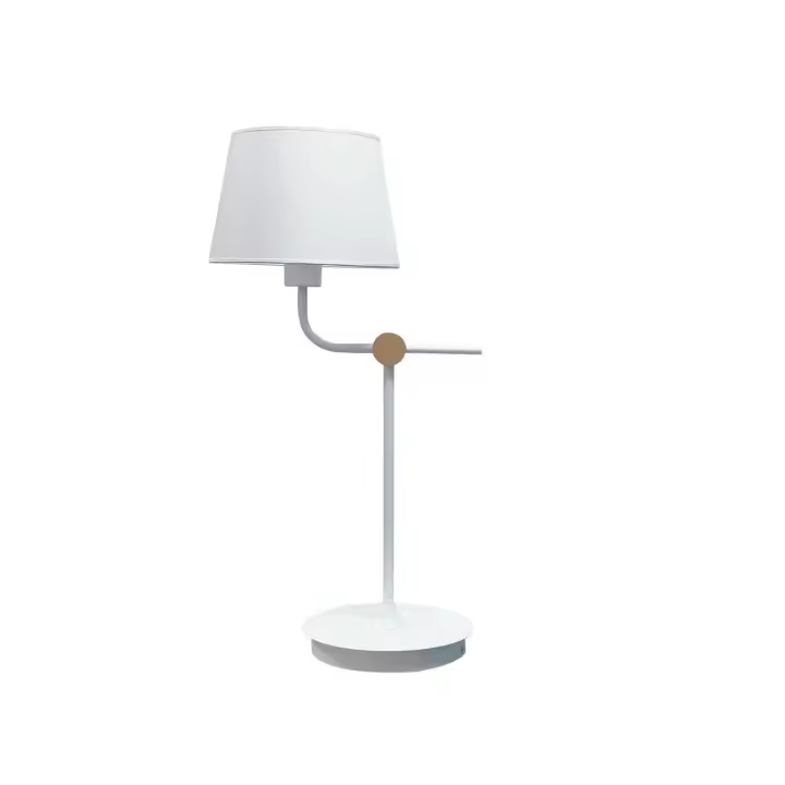 Lámpara de Mesa CRISTAL RECORD Solor Blanco+Oro 1xe27 - 1