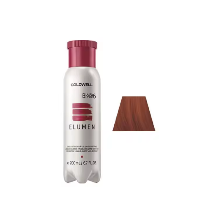 Goldwell Elumen BK@6 200 Ml. - Tinte de Pelo Sin Amoniaco y Peróxido - 1