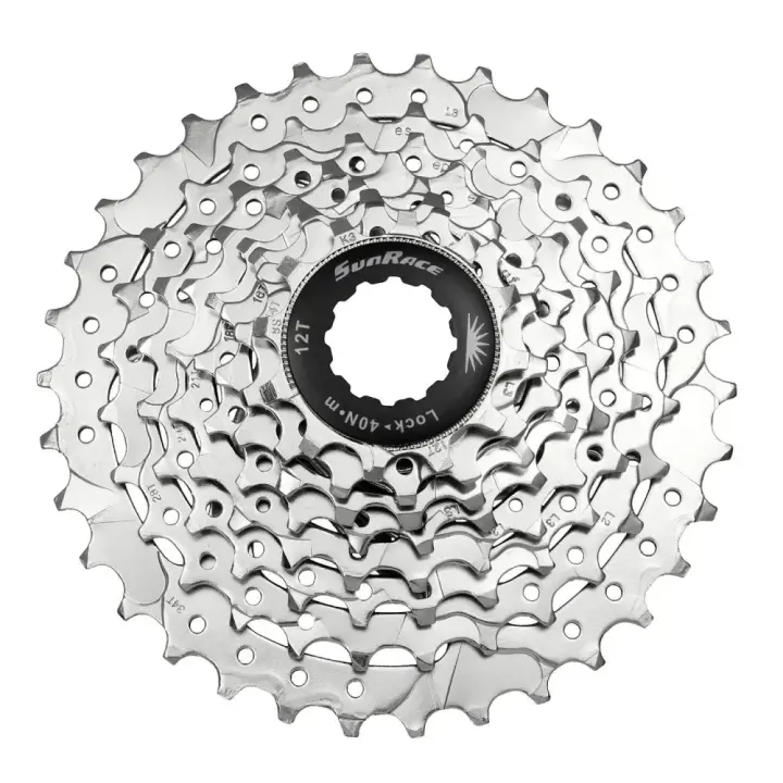 Componentes Cassettes Sunrace Cassette M63 Plateado - 1