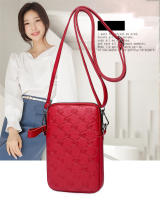 Bolso De Hombro Pequeño Para Mujer PU Cuero Impresión Cruzado Mensajero Bolsa De Teléfono Móvil Mini Bolso Lady Bolso Y Monedero - details 0