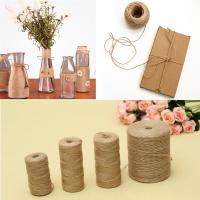 Cordón De Jute Natural Vintage Para Manualidades Y Decoración De Bodas Y Fiestas Tiras De Lino Para Costura Y Artesanía - details 1