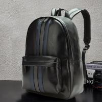 Nueva Diseño Moda Hombre Mochila PU Cuero Portátil Mochila Escolar Bolsa De Viaje Grande Hombre Mochila Con Espalda Cómoda - details 5
