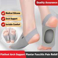Almohadillas De Apoyo De Arco De Silicona Para Mujer Y Hombre Corregidor De Pies Planos Alivio Del Dolor De Fascitis Plantar Ortóticas Transpirables Antideslizantes Y Absorbentes De Impacto - details 0