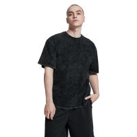Camiseta De Algodón 100% Para Hombre Estampado Ácido Hip Hop Streetwear Verano Manga Corta Color Negro Suéter Casual - details 5