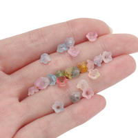 50Pcs/lot Gradiente De Flores Abalorios De Acrílico Para DIY Encantos Pulseras Joyería Hechas Capas Accesorios Enlaces - details 7