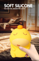 Lámpara De Noche De Silicona Capibara Para Niños Luz De Dormitorio Recargable Por USB Decoración Animal Táctil Para El Lecho - details 17