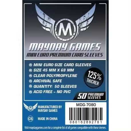 Fundas Mayday Games Premium TamaÃ±o Mini Euro 45 x 68 mm - 1
