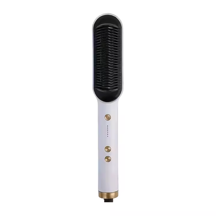 Peine Caliente, rizador 30s de calor, Anti-escaldadezas, multivelocidad, alisado Eléctrico, estilo de moda, herramienta de Cabello de Hierro, herramienta de Peinado Eltrico para rinar El Cabello Liso - 1