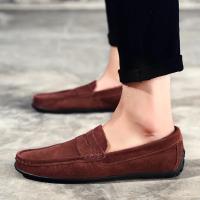 Zapatos Casuales Para Hombre De Cuero De Alta Calidad Mocasines Con Cordones Tamaño 38-47 Diez Colores Slip-on Zapatos De Conducción Moda Transpirables Y Massajeados - details 11