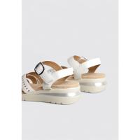 Amarpies AKO28549 Sandalias De Cuña Mujer Blanco - details 2