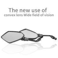 Espejos Retrovisores Convexos Para Motocicleta 10mm Universal Para Barra De Manillar Scooter ATV Off-road Motorbike E-Bike - details 3