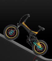 Bicicleta Eléctrica Bezior xf200 20 ''* 4,0'' 48 V15ah 130 km kilometrije freno hidráulico - details 11