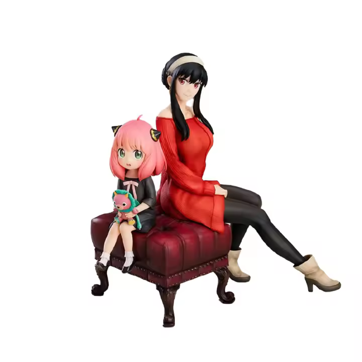 Figura De Acción Anime 15CM SPY×FAMILY Anya Alstreim Yor Forger PVC Decoración Para Mesa Regalo Para Niños Modelo Soldado - 1