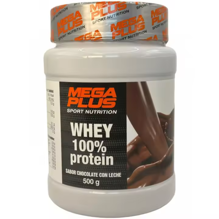 Proteína WHEY 100% PROTEIN 500g de Megaplus - 1