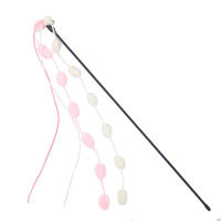 Juguete Interactivo Para Gatos Con Cola De Plumas Y Bolas De Peluche Varita Telescopio Con Cinta Musical Accesorio Para Mascotas - details 5