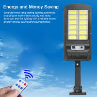 Luz De Calle Solar Exterior IP65 Impermeable Con Sensor De Movimiento Y Control Remoto LED Dusk to Dawn 6000K Luz Solar Para Exterior - details 1
