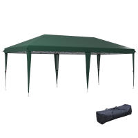 Outsunny Cenador Plegable 6x3 m Carpa de Jardín Portátil con Bolsa de Transporte Tela Oxford Marco de Acero para Exterior Fiestas Camping - details 0