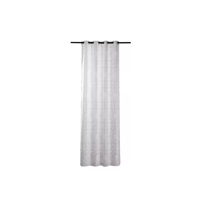 Adda Home Visillo Lino Formas Geométricas 140x270 Cm - Decoración de Interiores - 1