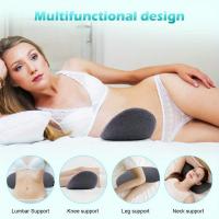 Almohada De Espuma De Memoria Ortopédica Para Alivio Y Soporte Lumbar Ideal Para Dormir De Lado Embarazo Y Maternidad - details 5