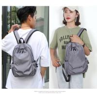 Mochila Mini Para Hombres Oxford Sólida Ligera Pequeña Bolso Escolar Impermeable Resistente Al Desgaste Viaje Male - details 2