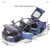 Audi RS7 Sportback 1:32 Coche De Juguete De Aleación Con Sonido Y Luz Para Niños Coleccionistas Vehículo Dieciséis Escala Decoración Para El Hogar - details 5