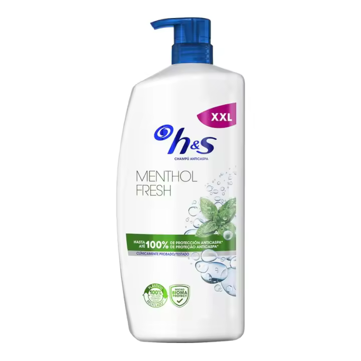 Champú H&S XXL 1000ml + Esponja de Baño, Pack de Baño - 1