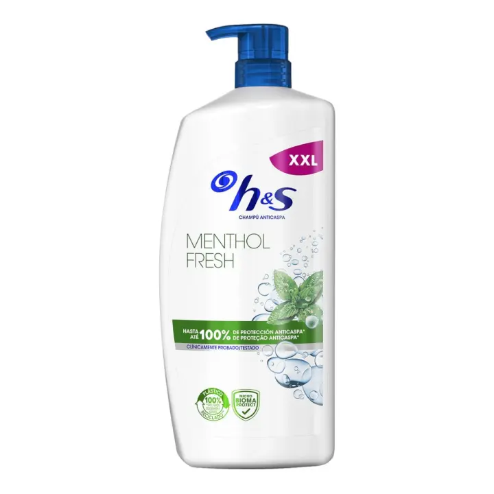 Champú H&S XXL 1000ml + Esponja de Baño, Pack de Baño - 1