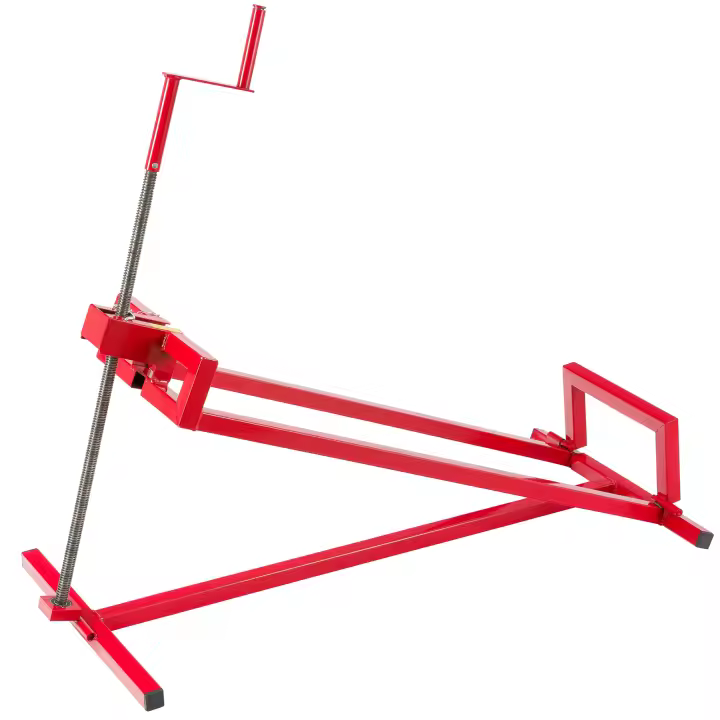Arebos Elevador de Tractor Dispositivo de elevación - 450 kg - Rojo - Ángulo de inclinación 45° - 1