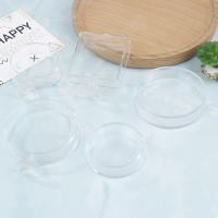 Alimentador De Acuario Transparente De Acrílico Alimentos Para Peces Y Camarones Juego De Tazas Redondas Y Cuadradas Accesorios De Alimentación - details 6