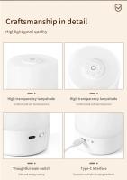 Lámpara Nocturna Recargable LED Con Control Remoto Y Interruptor Táctil De Tres Colores Luz De Mesa Portátil Para Dormitorio - details 10