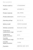 Termómetro Inteligente XIAOMI Mijia Bluetooth Sin Cable Medidor De Temperatura Y Humedad Para Hogar Con App MI Mijia Detector De Temperatura - details 20