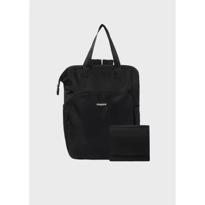 Mochila Maternal con cambiador bebé Mayoral Negra - 1