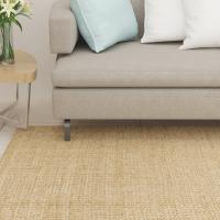 vidaXL Alfombra de sisal natural 100x250 cm Alfombras de área  Alfombra de Piso para Sala de Estar Dormitorio Habitación Salón - details 1