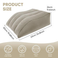 Almohadas Inflables Para Piernas Almohada De Wedge Portátil Para Mejorar La Circulación Y Reducir La Hinchazón Almohada De Elevación De Piernas - details 3