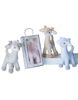 Gamberritos Muñeco Sonajero Ciervo y Dinosaurio: Juguetes Adorables para Bebés. - details 1