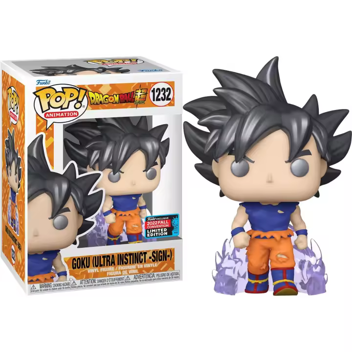 Funko Funko Pop Dragon Ball Super Goku  Ultra Instinct  sign  1232  Exclusivo Special Edition Fall Convention - 1